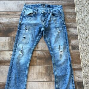 Buckle black men’s jeans